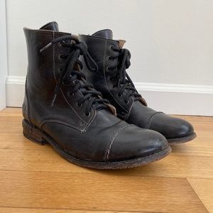 $245 BED|STU Laurel Moto Combat Boot SZ 10
